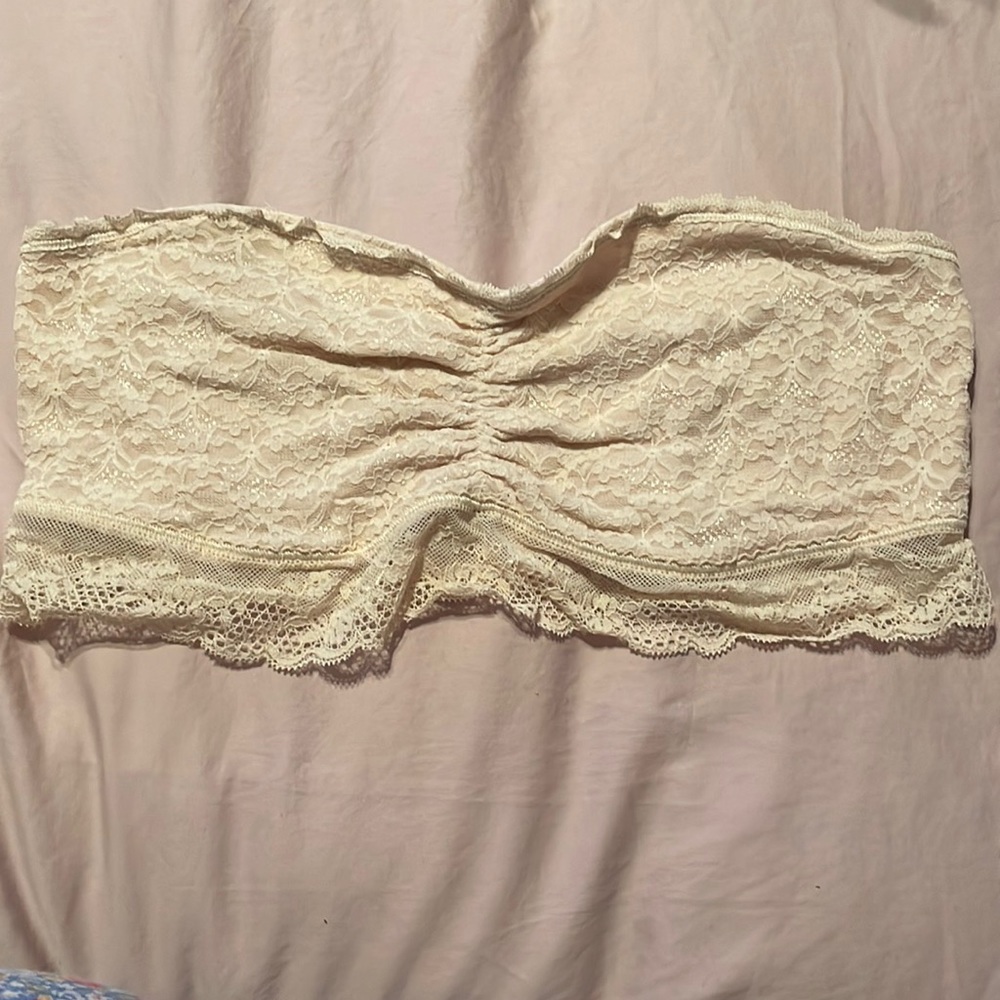 Aerie cream lace bandeau